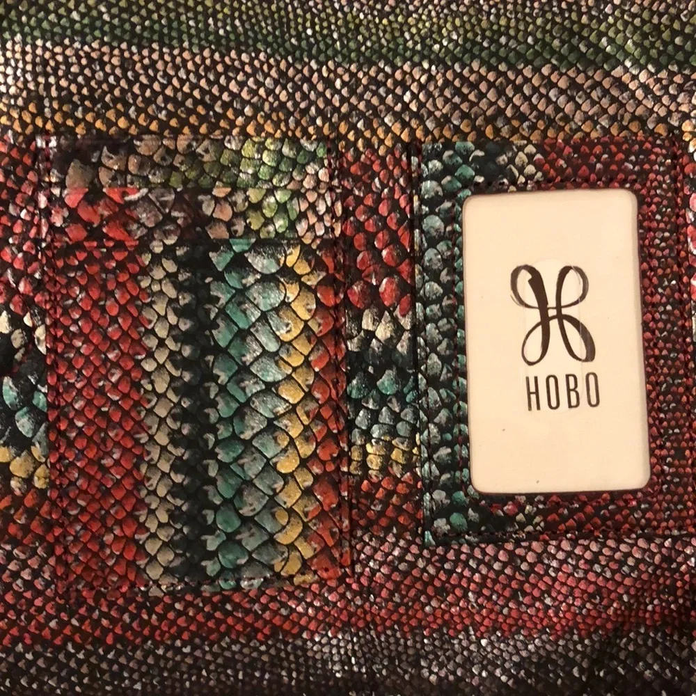 HOBO LAUREN LEATHER Double CLUTCH WALLET in Holiday NWT - Picture 5 of 9